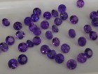 Calibrated purple amethyst round 5mm wholesale from professional jewelry supplier