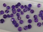 Calibrated purple amethyst round 5mm wholesale from professional jewelry supplier