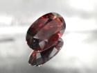 Deep Red Pailin Pyrope Garnet 6.35ct Long Oval to Cushion Cut used for magnetic healing jewelry