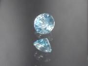 Affordable 6.5mm Round Pastel Blue Zircon Available for Sale at Discount. 