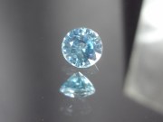 Affordable 6.5mm Round Pastel Blue Zircon Available for Sale at Discount. 