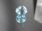 Affordable 6.5mm Round Pastel Blue Zircon Available for Sale at Discount. 