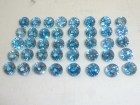 Good color (A and B grade) Cambodia blue Zircon Calibrated 6mm Round Cut