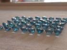 Good color (A and B grade) Cambodia blue Zircon Calibrated 6mm Round Cut