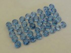 Good color (A and B grade) Cambodia blue Zircon Calibrated 6mm Round Cut