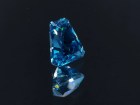 Grade AAA color  tapered baguette / trapezoid natural blue zircon of 7.15ct
