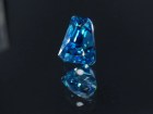 Grade AAA color  tapered baguette / trapezoid natural blue zircon of 7.15ct
