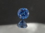 Royal Blue Zircon grade A+ color 7mm round cut deep blue zircon gemstone for sale