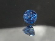 Royal Blue Zircon grade A+ color 7mm round cut deep blue zircon gemstone for sale