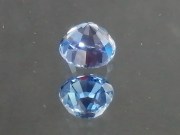 Royal Blue Zircon grade A+ color 7mm round cut deep blue zircon gemstone for sale