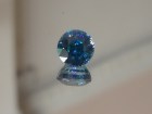 7mm Calibrated Round Deep Blue Natural Zircon from Cambodia.