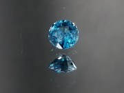 Grade AAA Blue Zircon, Very Clean and Shiny with 7mm Calibrated Round Cut from Cambodia. 