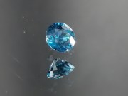 Grade AAA Blue Zircon, Very Clean and Shiny with 7mm Calibrated Round Cut from Cambodia. 