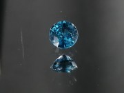 Grade AAA Blue Zircon, Very Clean and Shiny with 7mm Calibrated Round Cut from Cambodia. 