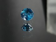 Grade AAA Blue Zircon, Very Clean and Shiny with 7mm Calibrated Round Cut from Cambodia. 