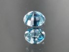 Grade AAA Blue Zircon, Very Clean and Shiny with 7mm Calibrated Round Cut from Cambodia. 
