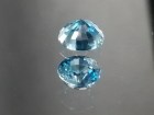 Grade AAA Blue Zircon, Very Clean and Shiny with 7mm Calibrated Round Cut from Cambodia. 
