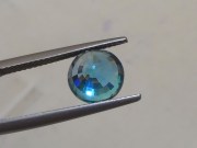 5ct+ Blue Zircon, Very Clean and Shiny, Round Cut, 9mm