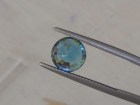 5ct+ Blue Zircon, Very Clean and Shiny, Round Cut, 9mm