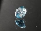 3.595ct perfectly cut natural blue Zircon Diamond/Brilliant cut