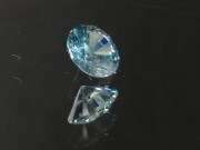 3.595ct perfectly cut natural blue Zircon Diamond/Brilliant cut