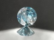 3.595ct perfectly cut natural blue Zircon Diamond/Brilliant cut