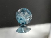 3.595ct perfectly cut natural blue Zircon Diamond/Brilliant cut