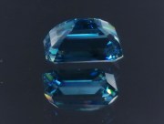 Exceptional and unique AAA color grade best possible blue color for natural blue Zircon Cambolite Trimmed Baguette Rectangle Cut