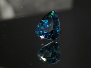 Rare and unusual AAA grade deep blue Zircon with extreme high hue saturated blue best color