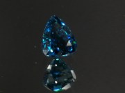 Rare and unusual AAA grade deep blue Zircon with extreme high hue saturated blue best color