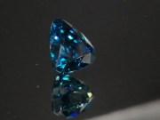 Rare and unusual AAA grade deep blue Zircon with extreme high hue saturated blue best color