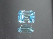 Affordable octagon / step cut / trimmed baguette / rectangle sky blue and white Zircon from Cambodia.