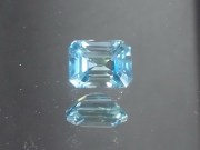 Affordable octagon / step cut / trimmed baguette / rectangle sky blue and white Zircon from Cambodia.