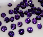 Calibrated purple amethyst all shapes all sizes wholesale Round, baguette, diamond, brilliant, trillion, marquise, oval, pear, drop, princess, ascher, cushion from professional jewelry supplier