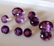 Calibrated purple amethyst all shapes all sizes wholesale Round, baguette, diamond, brilliant, trillion, marquise, oval, pear, drop, princess, ascher, cushion from professional jewelry supplier