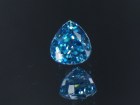 Grade B plus color drop / pear cut 5ct Cambolite blue Zircon, very clean and shiny, buy the best flawless blue Zircon supplier of loose gemstones for professional jewellers. 