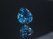 Grade B plus color drop / pear cut 5ct Cambolite blue Zircon, very clean and shiny, buy the best flawless blue Zircon supplier of loose gemstones for professional jewellers. 