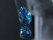 Grade B plus color drop cut 8ct (slightly below) blue Zircon, very clean and shiny, buy the best flawless blue Zircon supplier of loose gemstones for professional jewellers. 