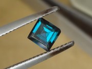 Beautiful Blue-Green Square Spinel from Sri Lanka (Ceylon)