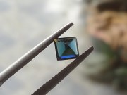 Beautiful Blue-Green Square Spinel from Sri Lanka (Ceylon)