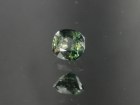 Green and Yellow Sapphire Cushion from Chanthaburi Thailand, Pretty Gemstone with Discount. 