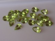 Calibrated 6x4 mm Peridot - Olivine Wholesale - Pear, Drop, Apple Green