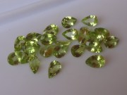 Calibrated 6x4 mm Peridot - Olivine Wholesale - Pear, Drop, Apple Green