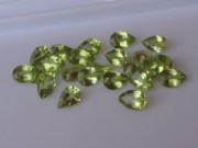 Calibrated 6x4 mm Peridot - Olivine Wholesale - Pear, Drop, Apple Green