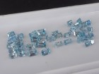 Blue Zircon Wholesale, calibrated with various cuts Rectangle, Baguette, Square, Assher and more