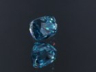 Excellent B grade color Cambolite cushion cut blue zircon, professional supplier for quality jewelry