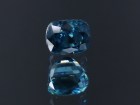 Excellent B grade color Cambolite cushion cut blue zircon, professional supplier for quality jewelry