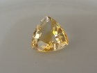 Nice colour zoning in this Trillion cut Citrine (Yellow Quartz)