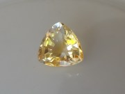 Nice colour zoning in this Trillion cut Citrine (Yellow Quartz)