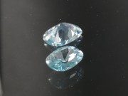 Buy this top quality cut Diamond style 1 step cushion sky blue Zircon gemstone 8x6mm calibrated. 